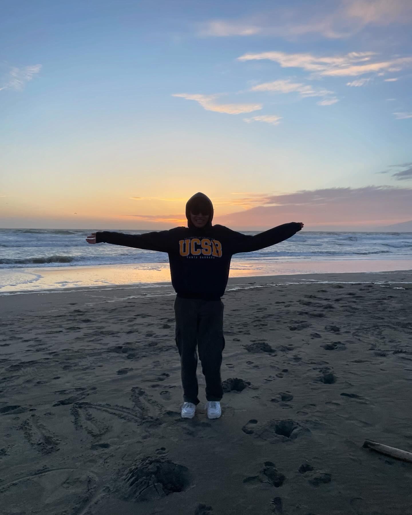 Sunset at Campus Point